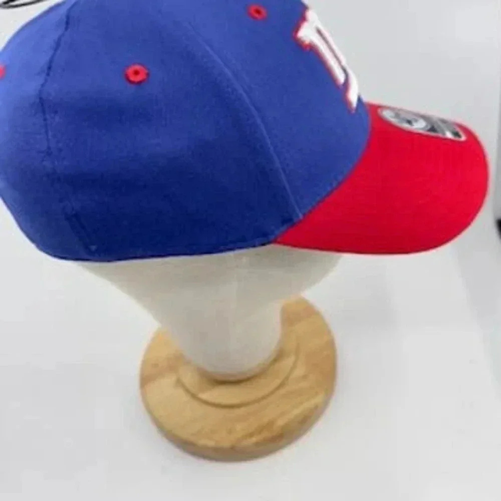 NEW '47 Contender New York Giants Baseball Cap Stretch Fit Blue Red Mens OSFA - Picture 4 of 7